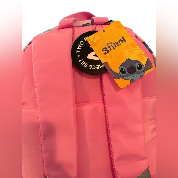 DISNEY x Bioworld Stitch Pink Backpack Two-Piece Set w Detachable Pochette NWT main image 4
